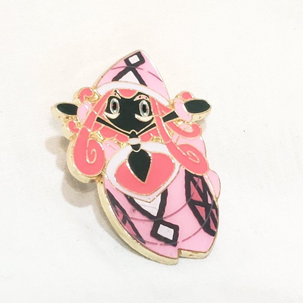 Pokémon Tapu Lele Lapel Hat Pin 2017 1" Enamel Pink Black